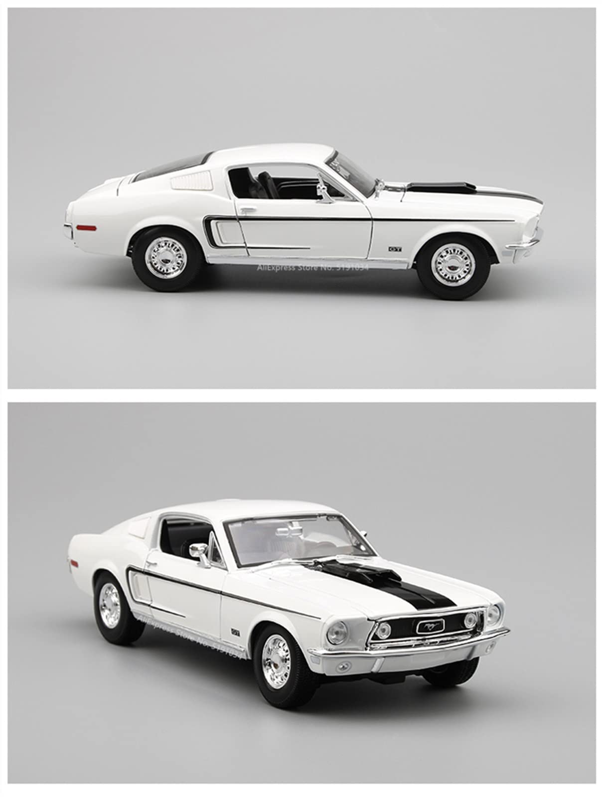 Amazon | 1968年1967年フォードマスタングGT合金車モデル